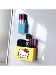 Sanrio 1 Hello Kitty Magnetic Dry Erase Whiteboard Marker Pen Storage Rack, Writing Board Chalk Stor