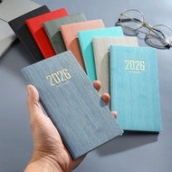 2026 Mini Portable Diary Weekly Planner, Weekly Planner, A6 Size, English Notebook