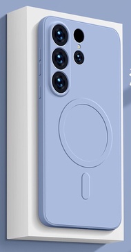 Liquid Silicone Magnetic Phone Case For Samsung Galaxy S26 S25 Edge S23 S24 FE Plus S22 Ultra A05S A