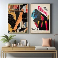 F-Fleabag Movie Canvas Painting Poster Wall Art Print Frameless Picture Home Decor for Living Room B