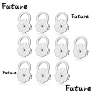 FUTURE Earring Backs, Copper White Gold Earring Lifter Backs, Flower Earring Lifter Backs Gold Earri