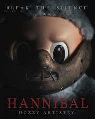 Labubu 沉默的羔羊面罩配件, Labubu Hannibal Mask