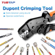 TUBTAP Terminal Crimp Tang 1-2.5mm2 AWG26-18 Crimping PR-3254 Flat Tip Ferrule Pliers Changed Dies W
