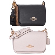 77979 80614 76698 coach wide shoulder strap crossbody single shoulder flap messenger bag imported wo