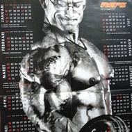 Poster Kalender REPS 2008 - Program Latihan Fitness Lee Priest