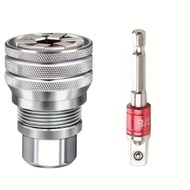 Universal Adjustable Socket Wrench, Applicable To Standard Metric 10-19mm, 3/8 Inch To 3/4 Inch Ratc