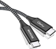 USB C Charger Cable, Type-c Cable 5ft Nylon Braided Cable, 100W Fast Charging, USB 4/Thunderbolt 4 Cable Compatible with Galaxy S22 S21 S20 S10 Note 20 10, Computer, Switch, iPad Pro/Air/mini (1.5M)