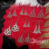 Triquetra Earrings & Necklace | Meaning Life Earth Air Water Sea Sky