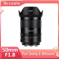 7Artisans 50mm F1.8 Full frame Large Aperture Auto Focus Lens For Sony E mount A7CII A7R3 A7CII Niko