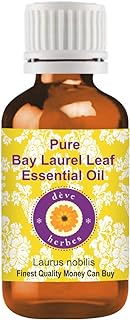 Deve Herbes Bay Laurel Leaf Essential Oil (Laurus Nobilis) 100% Natural Therapeutic Grade Steam Distilled for Personal Care, 50 ml