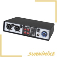 [Sunnimix2] 2 Audio Mixer, DJ Mixer, Stable Digital Mixer, 48 for Stage Family, KTV Music