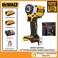 DEWALT [ DCF922 ] 1/2” 20V Max Brushless Cordless Impact Wrench, Detent Pin ( DCF922D2, DCF922 )