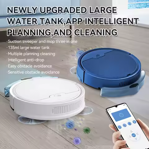 New 3 In 1 Sweeping and Vacuuming Wireless Vacuum Cleaner Smart Sweeping Robot Home Sweeper Sweeping
