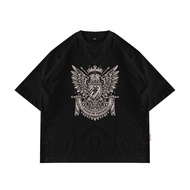 Fakelab Ts Oversize Heraldic Black Black Tshirt/ T-Shirt/