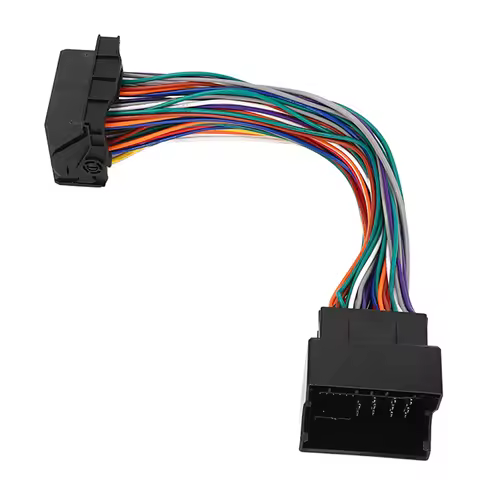23cm 52Pin MQB Extension Adapter Cable with Quadlock Connector Radio Wiring Harness for Audi A1 A3 A