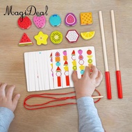 MagiDeal Fine Motor Skills Toy Beads Stacking Educational Learning Kids Toy Portable for Basic and L