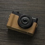 Leather Dual Camera Case Base for Sony ZVE10ii A6700 A7C2 A6400 A6100 ZV1M2 Digital Camera Accessori