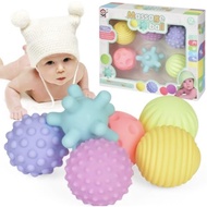 6pcs Sensory Balls With Box Baby Massage Balls Baby Massage Toys Fidget Massage Balls