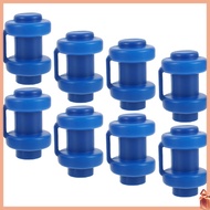 🧢 Penutup Tiang Penghadang Trampoline Biru ABS untuk Perlindungan 8 Pcs Saiz Besar