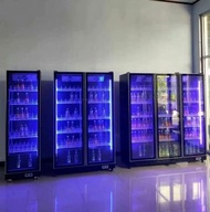 🍻🍻🍻【平放】【全全新】酒櫃雪櫃 商用冰櫃 保鮮單雙三四門冷藏展示櫃 商超酒吧ktv立櫃清倉  網紅三色酒水櫃，冷藏保鮮櫃，商用飲料櫃立式，超市冷藏櫃，全屏飲料櫃，超市酒吧酒水櫃#雪櫃