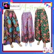 (HARGA BORONG) Plus Size Batik Palazzo Pant / Palazzo Besar Labuh Batik Viral [Y290&amp;Y1050]