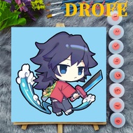 DROFE Paint by Number with frame [ Kimetsu no Yaiba Demon Slayer ] Paint By Number Anime 20x20 cm Pa