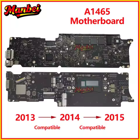 Laptop A1465 Motherboard For Macbook Air 11" A1465 Logic Board 4GB 8GB 2013 2014 2015 Compatible