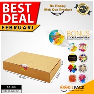 Cake Box | Cake box | Multipurpose Box | Kraft Kraft Kraft | Cheap 30.5x20.5x5 I A1-08