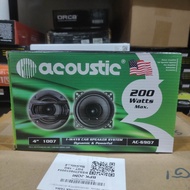 Speaker pintu 4inch ACOUSTIC AC1007 FULL RANGE 200W MANTAP