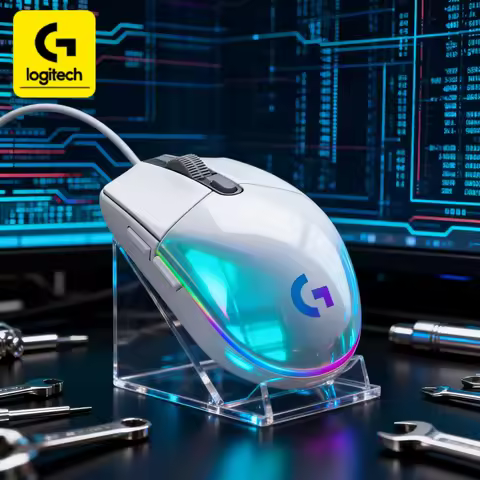 Logitech G102/G203/G402 lightweight mice offer comfortable grip for extended periods, precise tracki