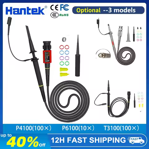 Hantek P4100 T3100 P6100 High Voltage Oscilloscope Scope Probe x100 100MHZ Oscilloscopi Probe Univer
