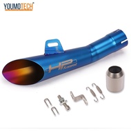 51มม. ท่อตัวเก็บเสียงท่อไอเสียรถจักรยานยนต์หนีมอเตอร์ครอสวิบาก Moto ไอเสียปลายท่ออเนกประสงค์สำหรับ R