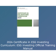BOOK Certified in ESG Investing Curriculum
