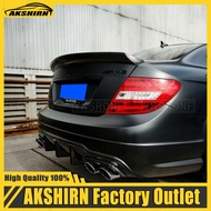 Use For Benz C Class W204 Spoiler 2007--2014 Year Coupe 2-door AMG Real Carbon Fiber Rear Wing V Sty