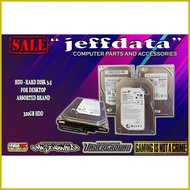 ✒ ▫ ● Hdd Hard disk fresh 320gb 3.5 for Desktop (not 160gb, 250gb, 500gb, 1tera Jeffdata Legit)