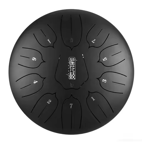 12 Inch 13 Tone Handpan Drum Steel Tongue Drum Percussion Instruments Hand Pan Drum With Padded/Drum