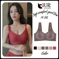 New Jelly Suji Soft Support Gathering Underwear Women's Seamless Thin Bra