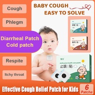 6 Patches No Cough Organic Herbal Patch Original Super Effective Cough Relief Patch for Kids and Adu