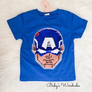 Sequin t-shirt for boys sequin boys' t-shirt/ boys' t-shirt/ change image