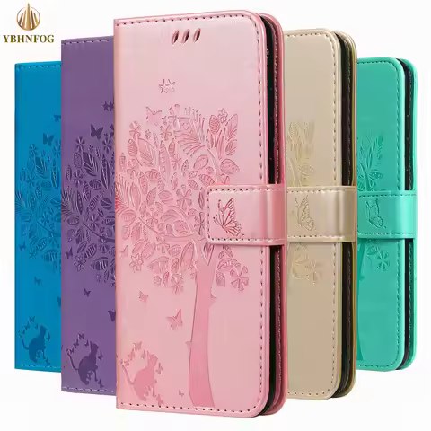 Flip Case For Samsung A04E A04S A05S A06 A07 PU Leather Wallet Cover For Samsung Galaxy M56 M23 M32 