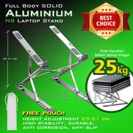 Bestseller N8 Aluminum Laptop Stand for Heavy Laptop Gaming Sturdy Strong