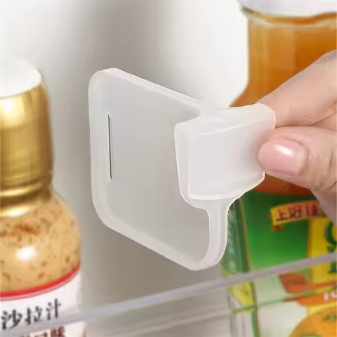 4/20pcs Refrigerator Storage Partition Board Retractable Plastic Divider Storage Splint Kitchen Bott