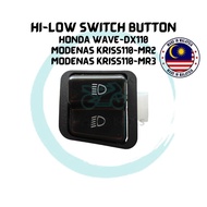 MOTOR HONDA WAVE DX110 WAVE DX 110 MODENAS KRISS 110 MR2 MR3 KRISS110 MR2 MR3 HEAD LAMP HI LOW HANDL