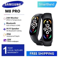 TERLARIS 100%original Samsung Smartwatch M8 Smart Band 8 Series Jam Ta