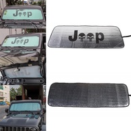 Windshield Sunshades For Jeep Wrangler JL 2018  Skull Logo Windsn Cover For Jeep Wrangler JL Accesso