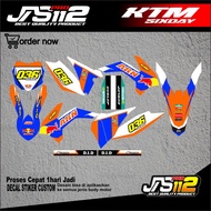 DECAL KTM SIXDAY DECAL KTM 250 KTM 85 FULL BODY STICKER KTM 250