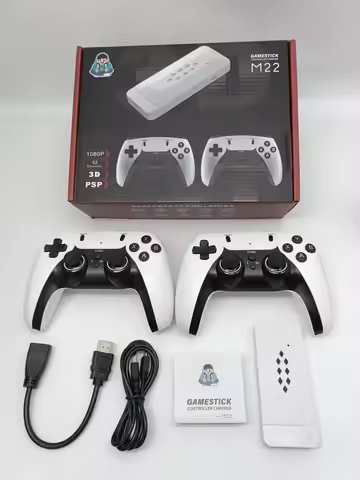 New Game Console M22 TV 8K Game stick Arcade 2.4G Retro ForPS1 Game Box Two player Wireless Battle