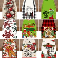 2025 Christmas Table Runner Decoration Table Tablecloth Winter Printed Table Runner 25.9.9