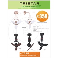 Tristar Nano 16" Corner Wall Ceiling Fan