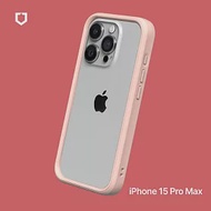 犀牛盾 iPhone 15 Pro Max (6.7吋) CrashGuard 防摔邊框手機保護殼 - 櫻花粉